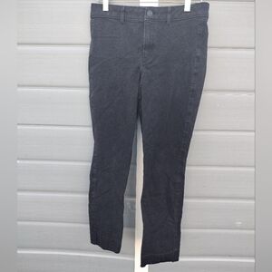 Women's AYR The Daily Dose Straight Leg Chino Pants in Black, Size 28